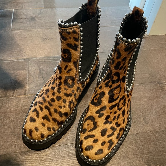 Said 7 cheetah leopard boots - Picture 1 of 4